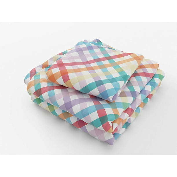 100% Cotton Sateen 26in x 20in Knife-Edge Sham Roostery Pillow Sham Stripes Bright Red Pink Green Blue Kids Designs Holidays Stripe Striped Rainbow Colors Holiday Traditions Print 100% Cotton Sateen 26in x 20in Knife-Edge Sham Roostery Pillow Sham Stripes Bright Red Pink Green Blue Kids Designs Holidays Stripe Striped Rainbow Colors Holiday Traditions Print